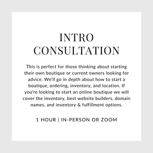 Intro Consultation