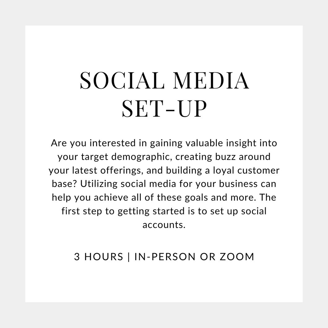 Social Media Set-Up