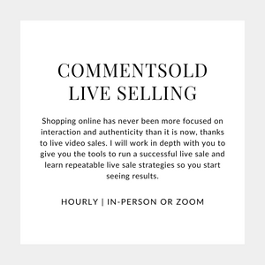 CommentSold Live Selling